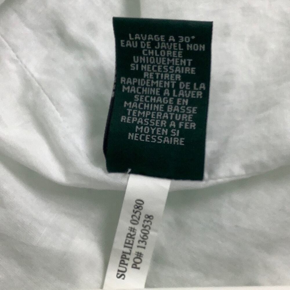 Vintage LRL Lauren Ralph Lauren white eyelet cotton fit and flare dress SZ 6 NWT - Picture 7 of 13